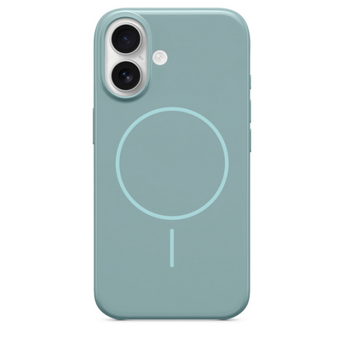 Protectie pentru spate Apple Beats Case MagSafe pentru iPhone 16, Riptide Blue