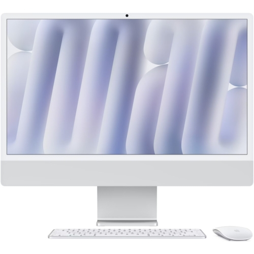 Calculator Apple iMac 4.5K Retina (2024) AIO, Apple M4 Deca Core, 24inch, RAM 24GB, SSD 512GB, Apple M4 10 core, macOS Sequoia, INT KB, Silver