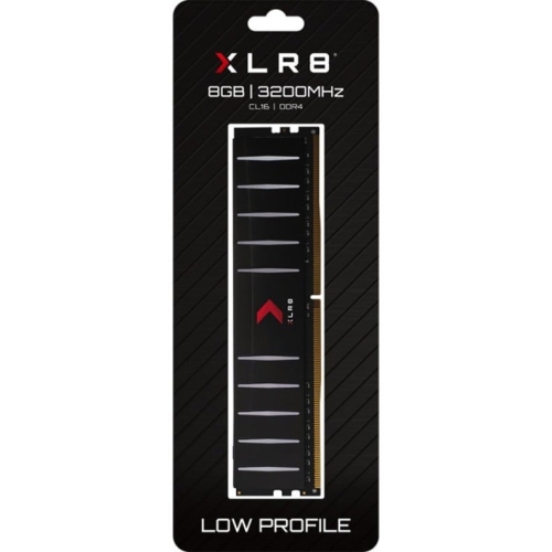 Memorie PNY XLR8 Low profile Black, Intel XMP 2.0, 8GB, DDR4-3200MHz, CL16