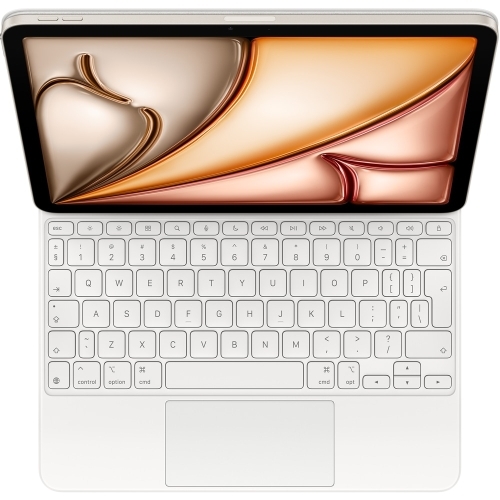 Tastatura Apple Magic pentru iPad Air M3 (2025) de 11 inch, Layout INT, White 