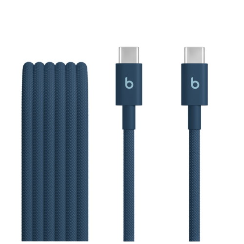 Cablu de date Apple Beats Woven Cable, USB-C male - USB-C male, Nitro Navy