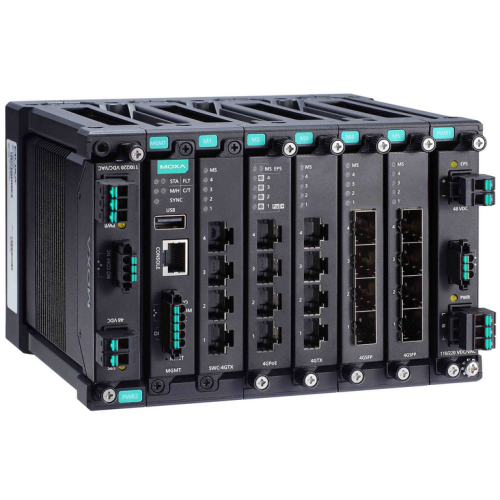 Switch Moxa MDS-G4020-L3, 4 porturi