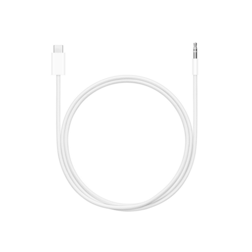 Cablu audio Apple MDV84ZM/A, USB-C male - 3.5 mm jack male, 1.2 m, White