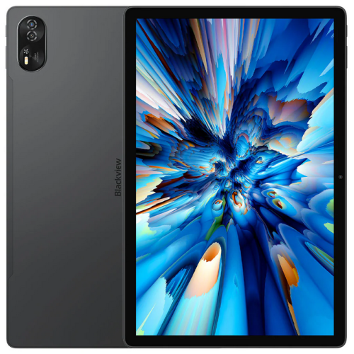 Tableta Blackview MEGA 8, Unisoc T620 Octa Core, 13 inch, RAM 12GB, 256GB, Wi-Fi, BT, 4G LTE, Android 15, Space Gray + Alimentator
