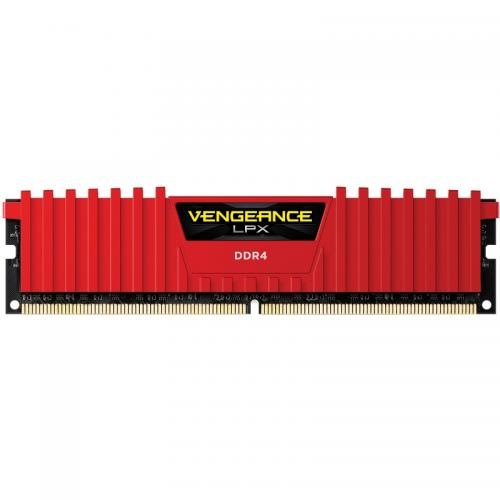 Memorie RAM Corsair Vengeance LPX Red 8GB DDR4 2666MHz CL16