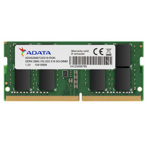 Memorie RAM notebook Adata, SODIMM, DDR4, 16GB, CL19, 2466Mhz