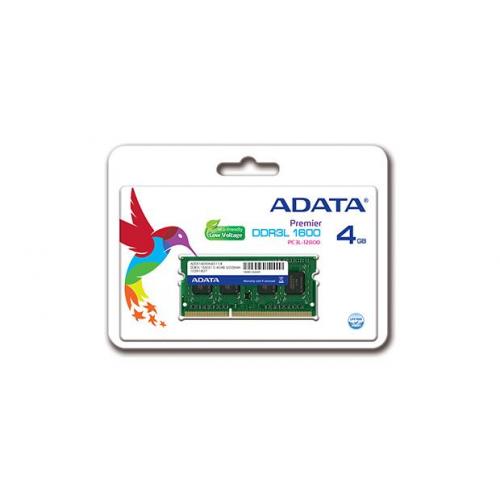 Memorie RAM notebook ADATA, SO-DIMM, DDR3L, 4GB, CL11, 1600Mhz