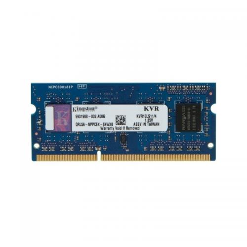 Memorie RAM notebook Kingston, SODIMM, DDR3L, 4GB, CL11, 1600Mhz