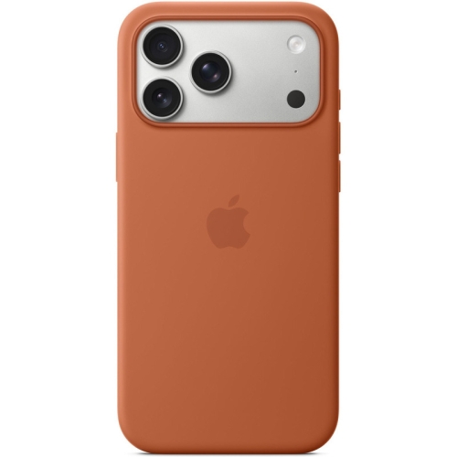 Protectie pentru spate Apple Silicone cu MagSafe pentru iPhone 17 Pro, Terra Cotta