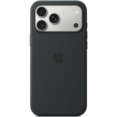 Protectie pentru spate Apple Silicone cu MagSafe pentru iPhone 17 Pro Max, Black