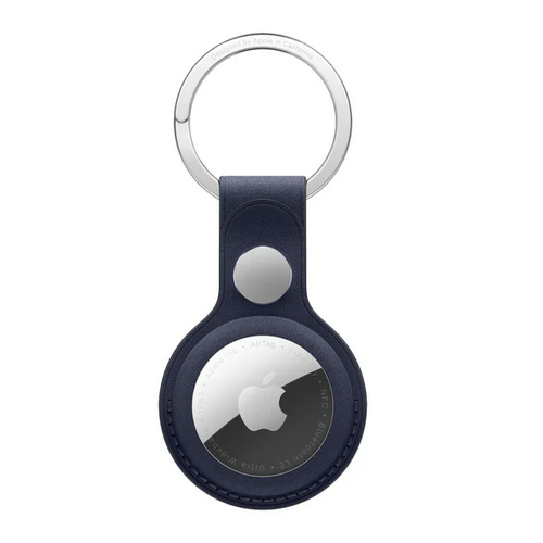 Breloc Apple AirTag FineWoven Key Ring, Navy