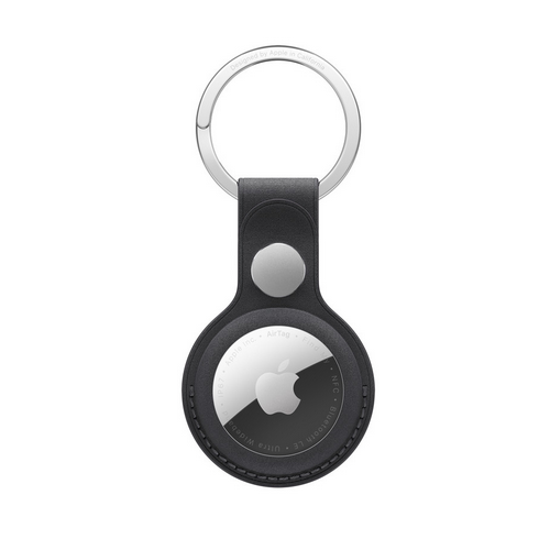 Breloc AirTag Apple FineWoven Key Ring, Black