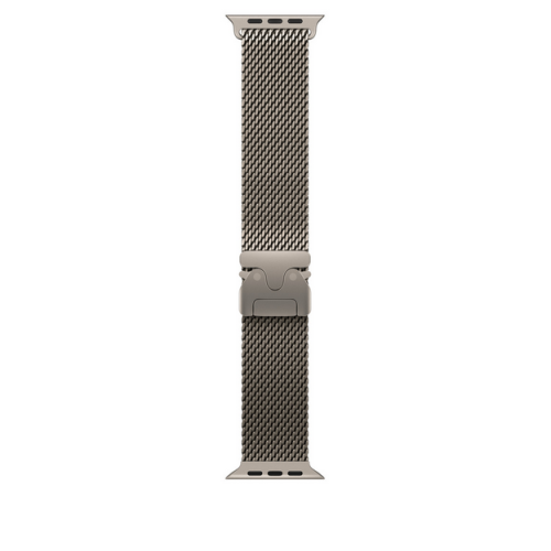 Curea SmartWatch Apple Titanium Milanese Loop, Small, 49 mm, Natural