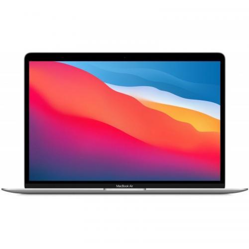 Laptop Apple New MacBook Air 13 (Late 2020) with Retina True Tone, Apple M1 Chip Octa Core, 13.3inch, RAM 8GB, SSD 256GB, Apple M1 7-core, MacOS Big Sur, Silver