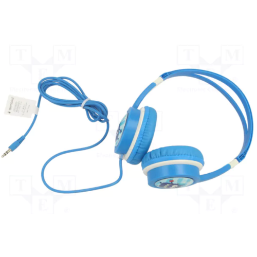 Casti cu microfon Gembird MHP-JR-B, 3.5 mm jack, Blue