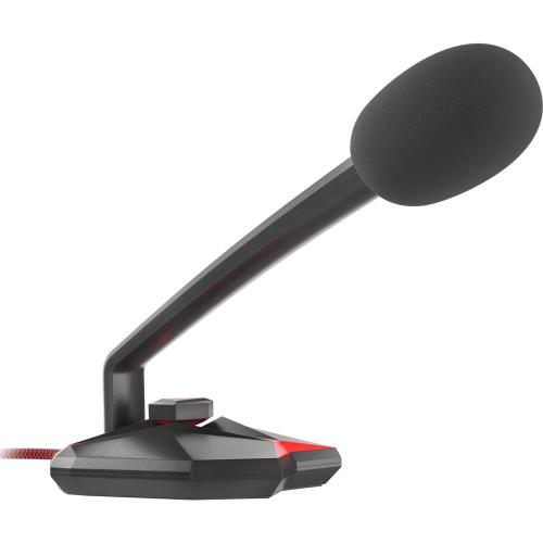 Microfon Natec Genesis Radium 200, Black-Red