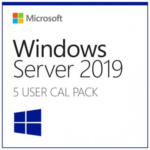 Licenta Microsoft Windows 2019 Server, Engleza, 5 CAL User