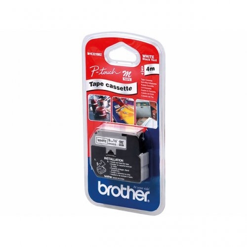 Banda Etichete Brother MK-221SBZ 9mm/4m BLACK ON WHITE