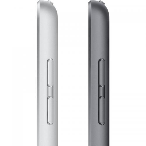 Tableta Apple iPad 9 (2021), Bionic A13, 10.2inch, 64GB, Wi-Fi, Bt, IOS 15, Space Grey + Adaptor US la EU