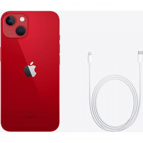 Telefon Mobil Apple iPhone 13, Dual SIM Hybrid, 128GB, 4GB RAM, 5G, Red