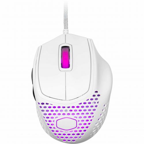 Mouse Optic Cooler Master MM720, RGB LED, USB, White