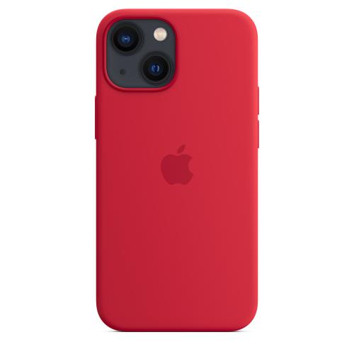 Protectie pentru spate Apple MagSafe Silicone pentru Iphone 13 Mini, Red