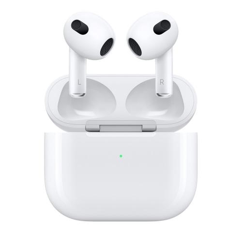 Handsfree Apple AirPods 3rd generation, White + Carcasa incarcare MagSafe