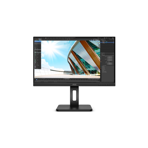 Monitor LED AOC 24P2Q, 23.8inch, FHD IPS, 4ms, 75Hz, negru