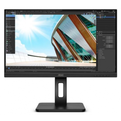 MONITOR AOC 27P2C 27 inch, Panel Type: IPS, Backlight: WLED, Resolution:1920 x 1080, Aspect Ratio: 16:9, Refresh Rate:75Hz, Response time GtG:4 ms, Brightness: 250 cd/m², Contrast (static): 1000:1, Contrast(dynamic): 50M:1, Viewing angle: 178/178, Color G