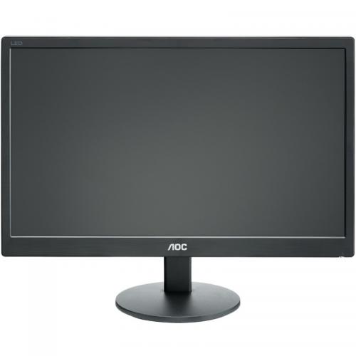 Monitor LED AOC e2070Swn, 20inch, 1600x900, 5ms, Black