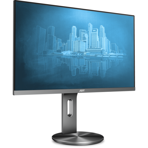 Monitor LED AOC I2490VXQ/BT, 23.8inch, 1920x1080, 4ms, Black-Grey