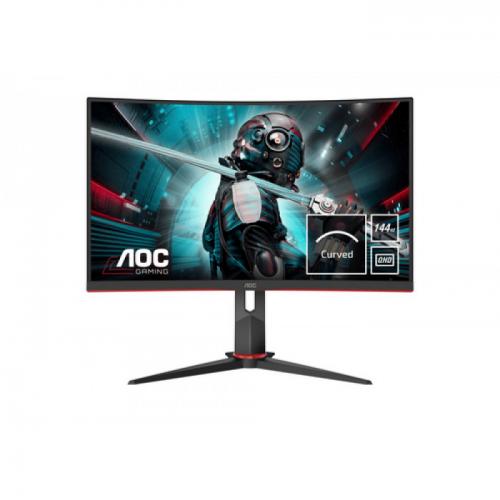 Monitor WLED AOC CQ27G2U/BK, 27inch, QHD VA, 1 ms, 144 Hz, negru