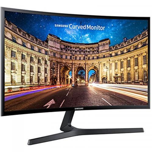 Monitor LED Curbat Samsung LC24F396FHUXEN, 23.5inch, 1920x1080, 4ms GTG, Black