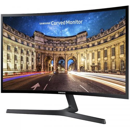 Monitor LED Curbat Samsung LC24F396FHUXEN, 23.5inch, 1920x1080, 4ms GTG, Black