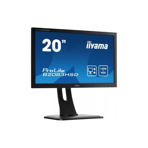 Monitor LED Iiyama B2083HSD-B1, 19.5inch, 1600x900, 5ms, Black