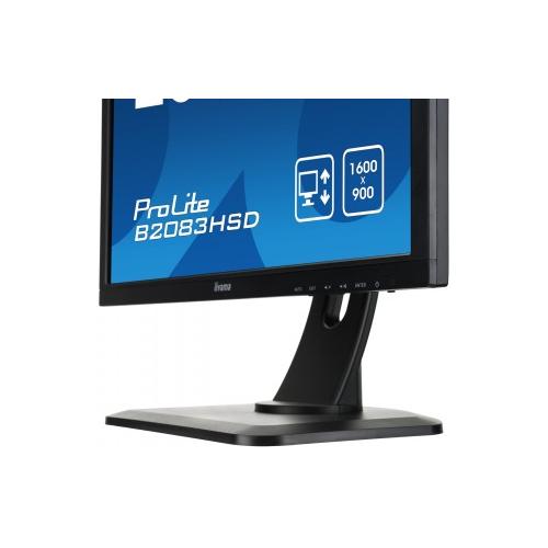 Monitor LED Iiyama B2083HSD-B1, 19.5inch, 1600x900, 5ms, Black