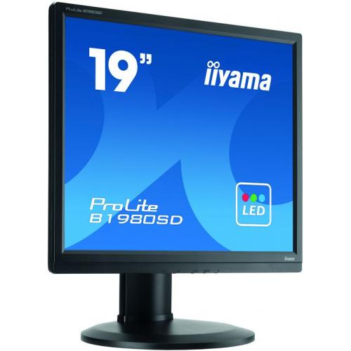 Monitor LED IIyama ProLite B1980SD-B1, 19inch, 1280x1024, 5ms GTG, Black