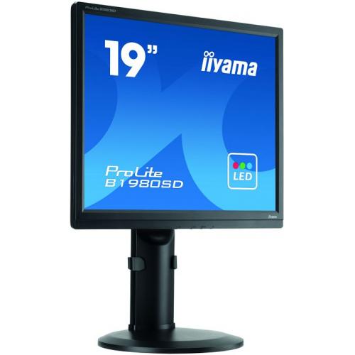 Monitor LED IIyama ProLite B1980SD-B1, 19inch, 1280x1024, 5ms GTG, Black