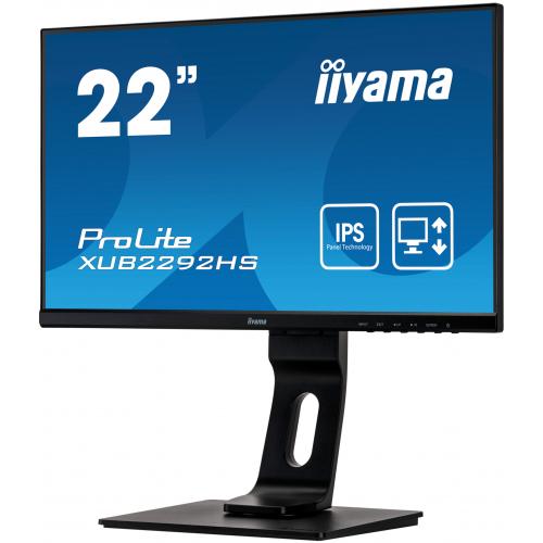 Monitor LED Iiyama XUB2292HS-B1, 21.5inch, 1920x1080, 4ms, Black