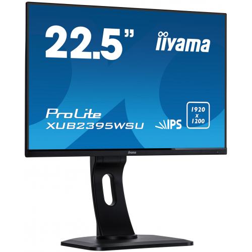 Monitor LED Iiyama XUB2395WSU-B1, 22.5inch, 1920x1200, 4ms, Black
