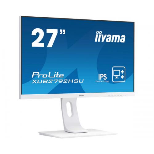 Monitor LED Iiyama XUB2792HSU-W1 27inch, 1920x1080, 4ms, White