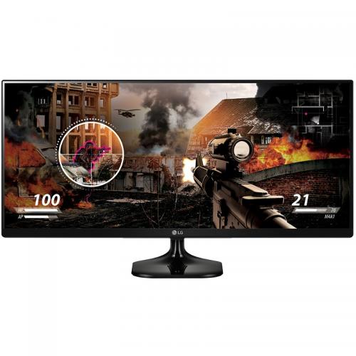 Monitor LED LG 25UM58-P, 25inch, 2560x1080, 5ms GTG, Black