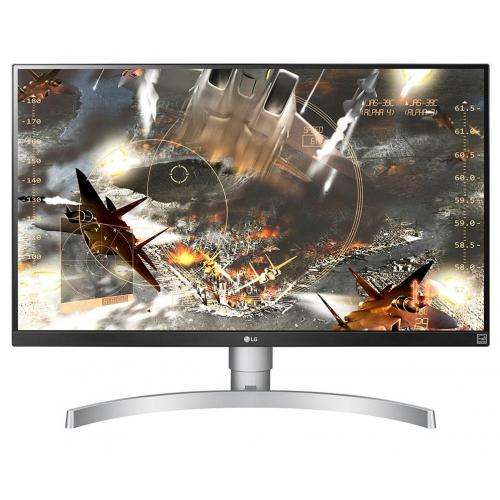 Monitor LED LG 27UL650-W, 27inch, 4K UHD IPS, 5ms, 60Hz, alb