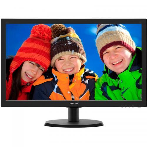 Monitor LED PHILIPS 223V5LSB2, 21.5inch, FHD TN, 5ms, 60Hz, negru