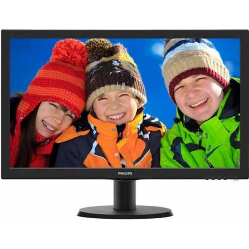 Monitor LED Philips 243V5QHSBA, 23.6inch, 1920x1080, 8ms GTG, Black