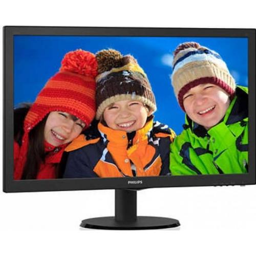 Monitor LED Philips 243V5QHSBA, 23.6inch, 1920x1080, 8ms GTG, Black