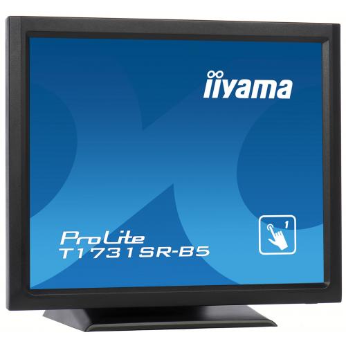 Monitor LED Touchscreen Iiyama Prolite T1731SR-B5, 17inch, 1280x1024, 5ms, Black