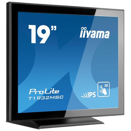 Monitor LED Touchscreen Iiyama T1932MSC-B5AG, 19inch, 1280x1024, 14ms, Black