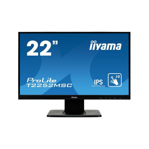 Monitor LED Touchscreen Iiyama T2252MSC-B1, 22inch, 1920x1080, 7ms, Black