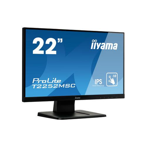Monitor LED Touchscreen Iiyama T2252MSC-B1, 22inch, 1920x1080, 7ms, Black